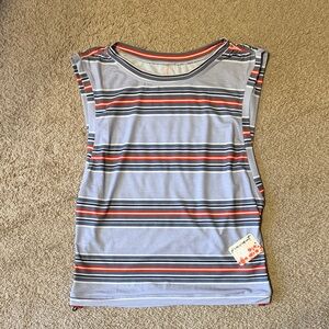 FP Movement Striped Tank Cinchable Side Small